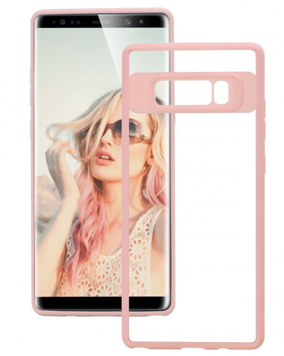 Husa Samsung Galaxy Note 8, ultraslim, carcasa spate, hardcase, Roz [5]