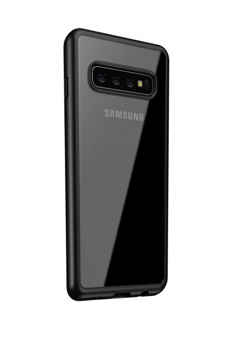 Husa Samsung Galaxy S10, carcasa spate Hybrid ultra slim, Antisoc, hardcase, Negru [6]