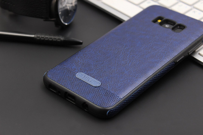 Husa Samsung Galaxy S8, Leather, Dark Blue [4]