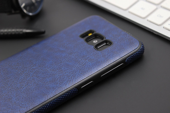 Husa Samsung Galaxy S8, Leather, Dark Blue [3]