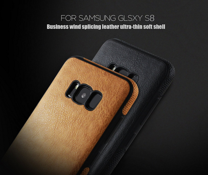 Husa Samsung Galaxy S8, Leather, Maro [2]
