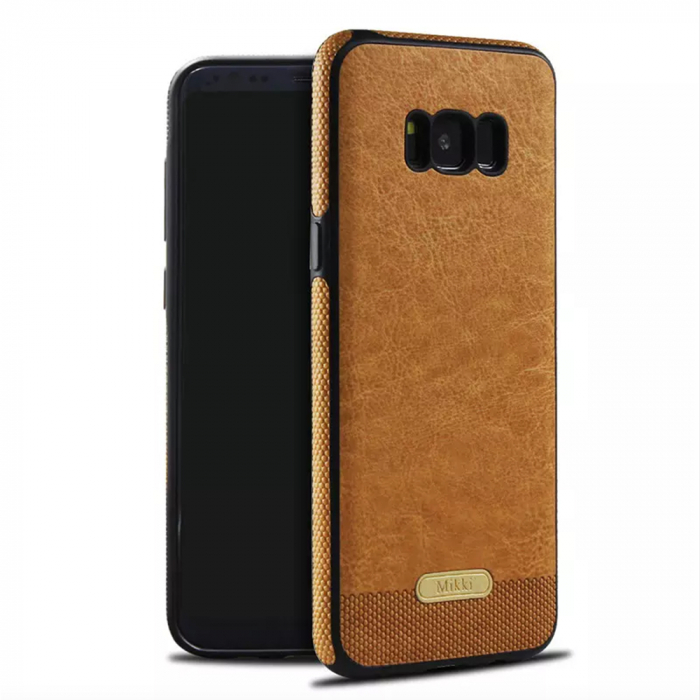 Husa Samsung Galaxy S8, Leather, Maro [1]