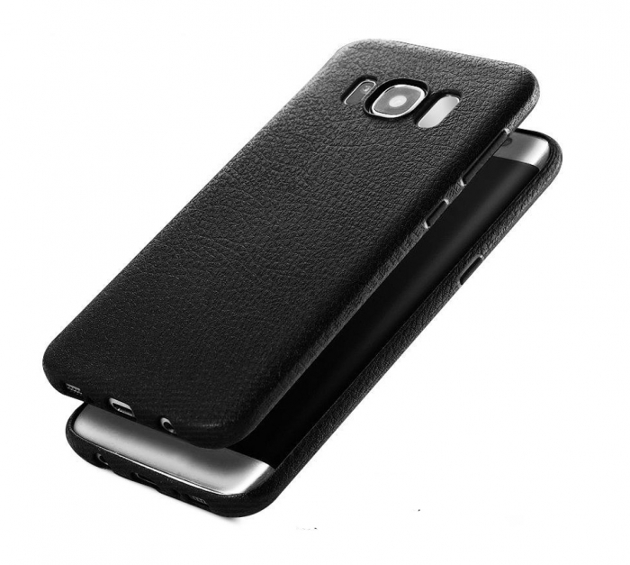 Husa Samsung Galaxy S8 PLUS, Hybrid Piele, Negru [1]