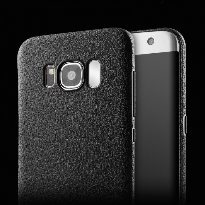 Husa Samsung Galaxy S8 PLUS, Hybrid Piele, Negru [6]