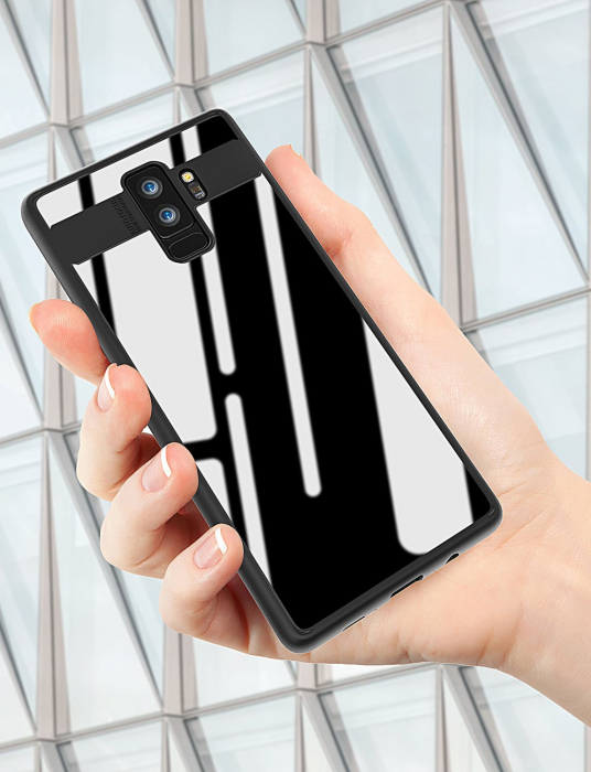 Husa Samsung Galaxy S9 PLUS, ultraslim, carcasa spate, hardcase, Negru [2]