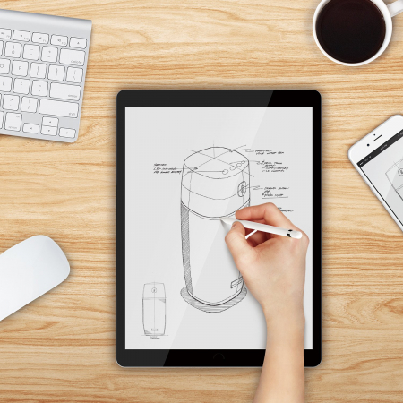 Folie protectie sticla securizata Apple iPad Pro 10.5", protectie ecran, fata [2]