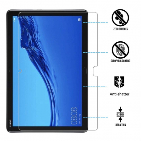 Folie protectie sticla securizata Huawei Mediapad M5 Lite, 10.1", protectie ecran, fata [4]