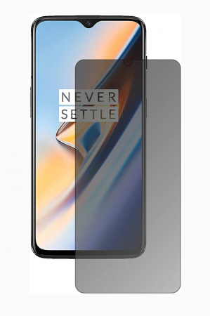 Mobilesmart - Folie sticla OnePlus 6T, Privacy, 5D, protectie ecran, acopera tot ecranul, 0.25 mm