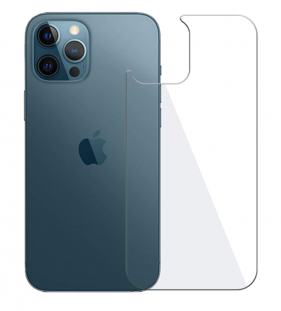 Folii iPhone - Folie sticla pentru iPhone 12 MINI, protectie securizata, spate, 0.2mm
