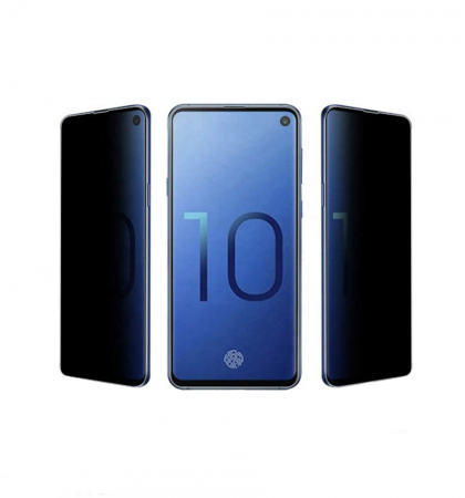 Folie sticla pentru Samsung Galaxy S10, Privacy, 3D, Full glue, acopera tot ecranul (Case Friendly) [5]