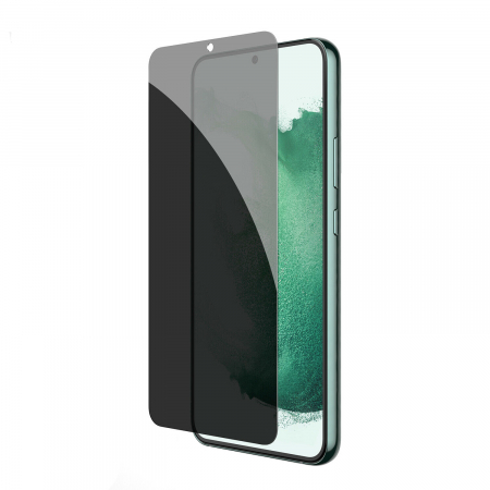 Fara categorie - Folie sticla pentru Samsung Galaxy S22, Privacy, protectie ecran securizata, Case friendly