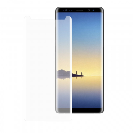 Folie sticla Samsung Galaxy Note 8, 3D, total transparenta,  acopera tot ecranul (Case Friendly), 0.2mm [2]