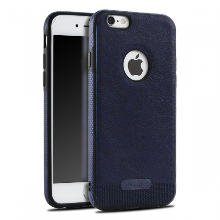 Huse iPhone - Husa de protectie  iPhone 8/iPhone 7, Leather, Dark Blue