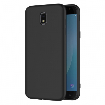 Mobilesmart - Husa de protectie ultraslim Samsung Galaxy J5 2017, Silicon, Negru