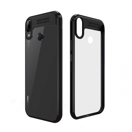 Huse Huawei - Husa Huawei P20 Lite, ultraslim, carcasa spate, hardcase, Negru