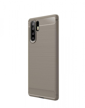 Huse Huawei - Husa Huawei P30 Pro, Slim Armor Carbon, carcasa spate Antisoc, Gri