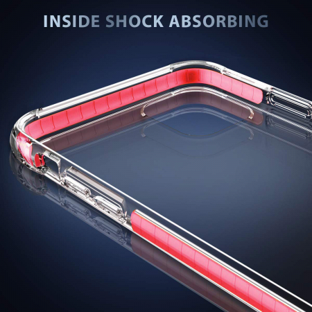 Husa iPhone 11 PRO MAX, Hybrid Antisoc, carcasa spate PC transparenta cu Bumper, Roz [4]
