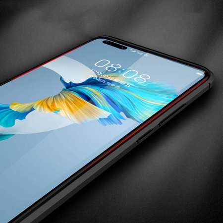 Husa pentru Huawei Mate 40 Pro, Slim Antisoc, carcasa spate, Focus, Negru [3]