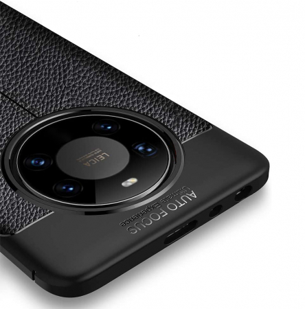 Husa pentru Huawei Mate 40 Pro, Slim Antisoc, carcasa spate, Focus, Negru [4]