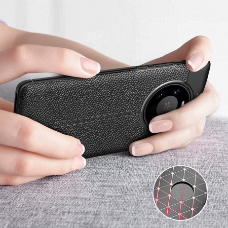 Husa pentru Huawei Mate 40 Pro, Slim Antisoc, carcasa spate, Focus, Negru [1]