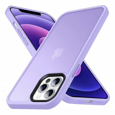 Huse iPhone 12 Pro Max - Husă pentru IPhone 12 PRO MAX, ultra slim, Antișoc, Purple
