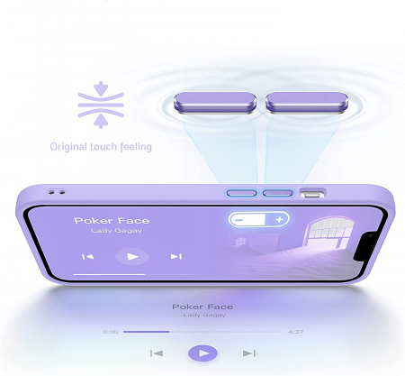 Husa pentru IPhone 13 PRO MAX MagSafe, ultra slim, Antisoc, Purple [2]