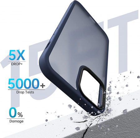Husă pentru IPhone 13 PRO MAX, ultra slim, Antișoc, Blue [1]