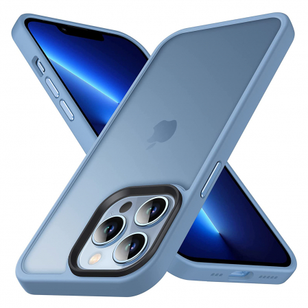 Huse iPhone 13 Pro Max - Husă pentru IPhone 13 PRO MAX, ultra slim, Antișoc, Light Blue