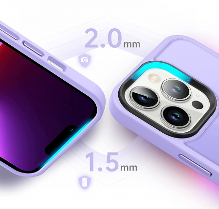 Husă pentru IPhone 13 PRO, ultra slim, Antișoc, Purple [1]