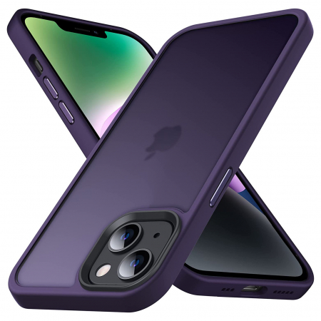 Huse iPhone 14 Plus - Husă pentru iPhone 14 PLUS, ultra slim, Antișoc, Purple