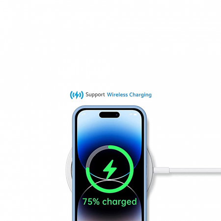 Husă pentru IPhone 14 PRO MAX, ultra slim, Antișoc, Light Blue [3]