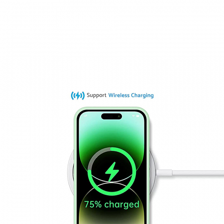 Husă pentru IPhone 14 PRO MAX, ultra slim, Antișoc, Light Green [3]