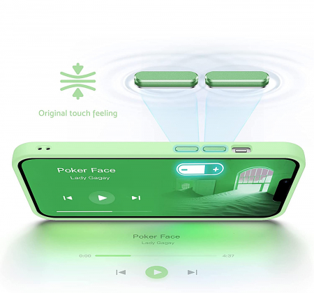 Husă pentru iPhone 14, ultra slim, Antișoc, Light Green [2]