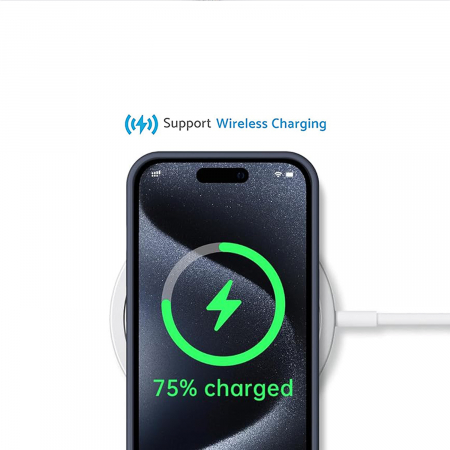 Husă pentru iPhone 15 PRO MAX, ultra slim, Antișoc, Blue [3]