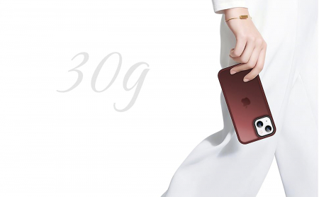 Husă pentru iPhone 15, ultra slim, Antișoc, Wine Red [7]