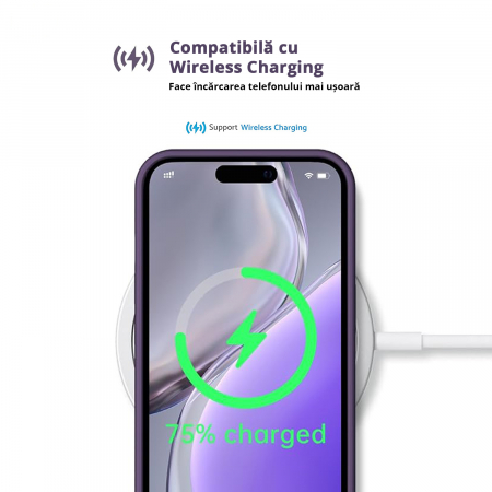Husă pentru iPhone 16 PRO, ultra slim, Antișoc, Purple [4]