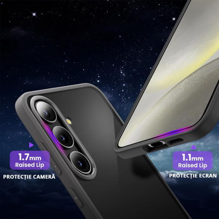 Husă pentru Samsung Galaxy S24, ultra slim, Antișoc, Gri [3]