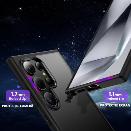 Husă pentru Samsung Galaxy S24 ULTRA, ultra slim, Antișoc, Negru [3]