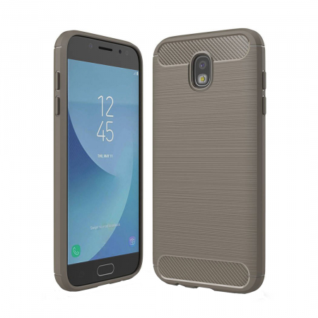 Samsung  Galaxy J5 2017 - Husa Samsung Galaxy J5 2017, Slim Armor Carbon, carcasa spate Antisoc, Gri