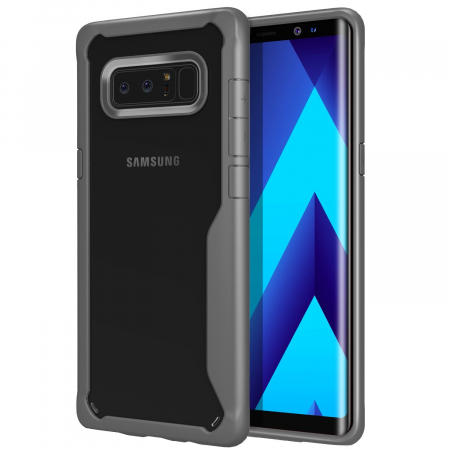 Husa Samsung Galaxy Note 8, Hybrid Antisoc, carcasa spate, slim, hardcase, Gri [4]