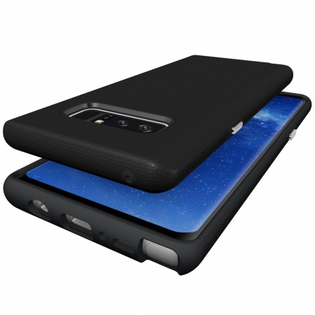 Husa Samsung Galaxy Note 8, Hybrid Slim, carcasa spate Antisoc, Negru [3]