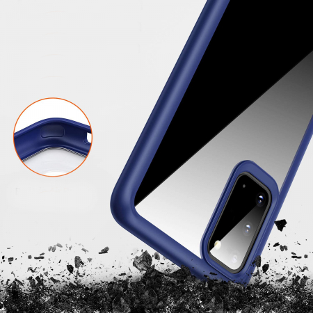 Husa Samsung Galaxy S20, MobileSmart , Hybrid ultra slim, carcasa spate Antisoc, hardcase, Blue [2]