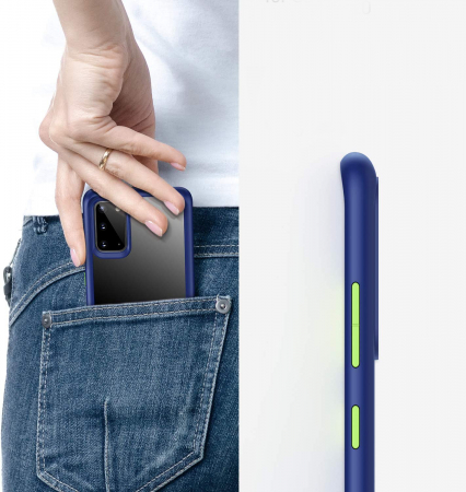 Husa Samsung Galaxy S20, MobileSmart , Hybrid ultra slim, carcasa spate Antisoc, hardcase, Blue [1]