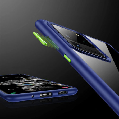 Husa Samsung Galaxy S20 ULTRA, MobileSmart , Hybrid ultra slim, carcasa spate Antisoc, hardcase, Blue [2]