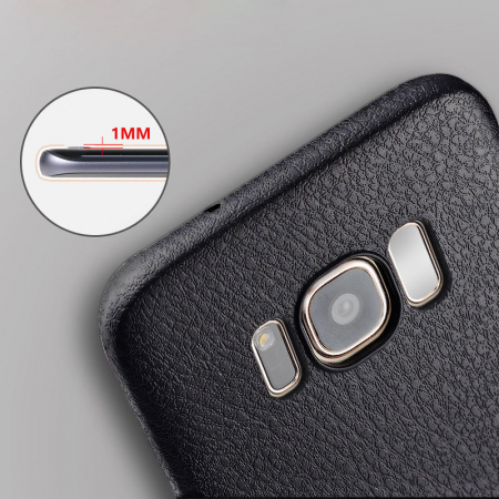 Husa Samsung Galaxy S8 PLUS, Hybrid Piele, Negru [4]