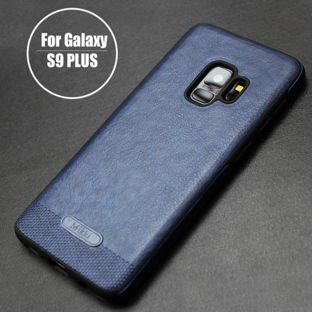 Husa Samsung Galaxy S9 Plus, Leather, Dark Blue [1]