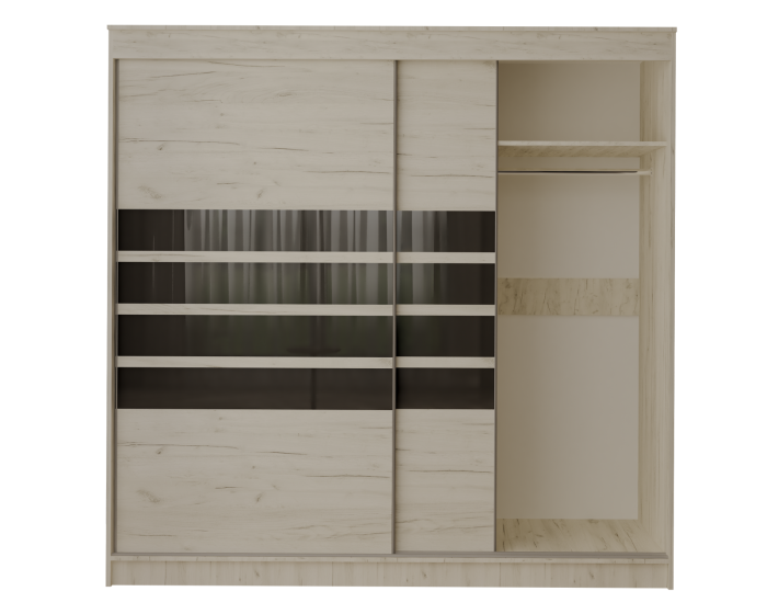 Dressing Mario, 200x60x200 cm, Stejar K001 [6]