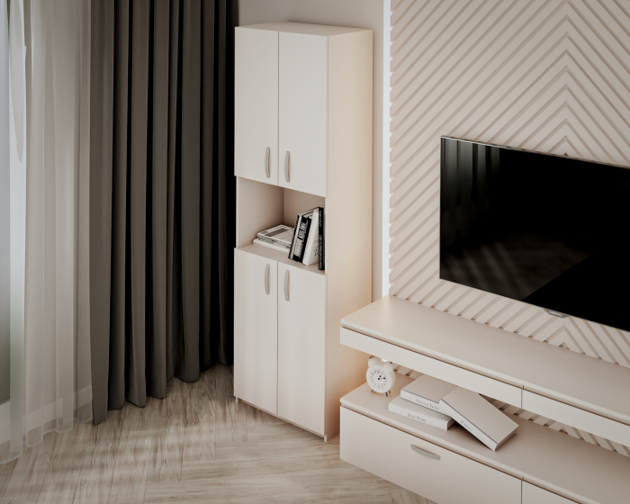 Dulap KSC-5 RO Alb 60x37x196 cm [3]