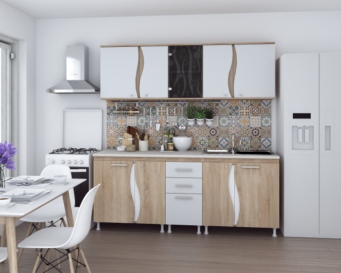 Bucătărie CIP 3S C1 Sonoma Alb [4]