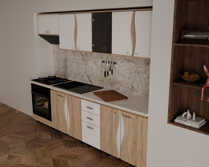 Bucătărie CIP 3S C2 Sonoma Alb [3]